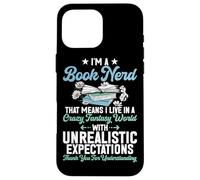 Libro Nerd Bibliotecario Bibliófilo Bookworm Book Lover Reader Carcasa para iPhone 16 Pro MAX
