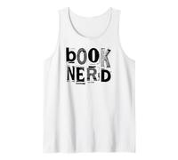 Libro Nerd Funny Bookish Ransom Note Reader Library Books Camiseta sin Mangas