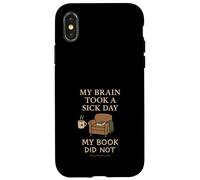 Libro Nerd Humor Ficción Escape Burnout Bibliófilo Vibes Carcasa para iPhone X/XS