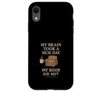Libro Nerd Humor Ficción Escape Burnout Bibliófilo Vibes Carcasa para iPhone XR