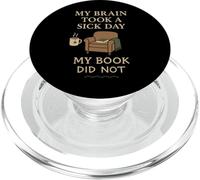 Libro Nerd Humor Ficción Escape Burnout Bibliófilo Vibes PopSockets PopGrip para MagSafe