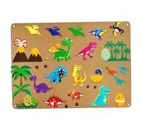 Libro Ocupado Libro Lindo Cartoon Dinosaur Tema de Desarrollo Educational Educational Baby Actividades para Preescolar, jardín de Infantes, educación en el hogar &&
