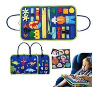 Libro Ocupado Preescolar | Juguete De Actividad De Aprendizaje Para Niños Pequeños, Dulce, Educativo Con Juegos De Motricidad Fina, Para Preescolar | Ideal Para Viajes, Kindergarten, Enses