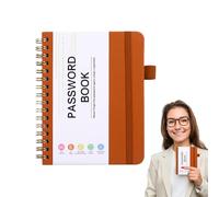 Libro organizador de contraseñas - Registro A6 Secret Keeper, registro de contraseñas cifrado y libreta de direcciones de Internet | Cuaderno de bolsillo para almacenar inicios de sesión en