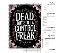 Libro organizador de deseos finales - Diario completo de planificación de la muerte, rastreador de posesiones valiosas, registro de información financiera | para apoyo amado, gestión de