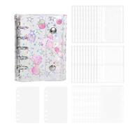 Libro organizador de pegatinas - PVC transparente rellenable | Álbum de recortes para pegatinas | Para tarjetas pintadas a mano, fotos, niñas, estudiantes, niños, adolescentes, viajes, escuela