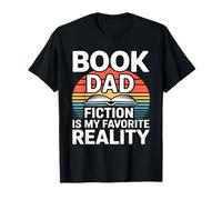 Libro Papá Ficción es mi Lectura de Realidad Favorita Camiseta