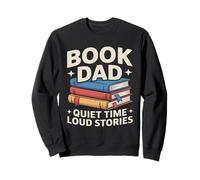 Libro Papá Tiempo Tranquilo Historias ruidosas Leyendo Padre Sudadera
