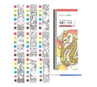 Libro Para Colorear Acuarela Para Adultos | Conjunto Completo De Pintura De Acuarela Con Pinturas Y Pinturas | Cuaderno De Bocetos De Acuarela Y Bloque De Pintura Portátil Para Proyectos Ar