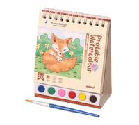 Libro Para Colorear Acuarelas | Cuaderno De Bocetos Vertical Lavable,Cuaderno De Bocetos Para Principiantes, Actividades Educativas Preescolares Para Niños Pequeños