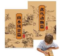 Libro para colorear, álbum de copia de dibujo, 2 piezas de cuadernos de bocetos para artes y manualidades, dibujo y todas las edades