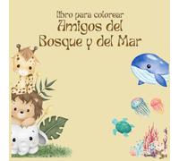 libro para colorear Amigos del Bosque y del Mar