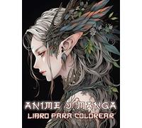Libro para colorear anime y manga: Sumérgete en el cautivador mundo de los retratos japoneses, donde los dragones, pájaros, leones, flores y más ... kawaii dentro de obras de arte imaginativas.