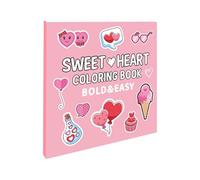 Libro para colorear atrevido y fácil: dibujos simples con líneas atrevidas para adultos, páginas para colorear relajantes | Impresión grande, Plantillas fáciles de colorear, Libro de colorear para