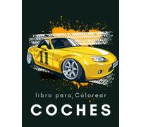 libro para Colorear Coches: Este libro de colorear de superautos es un regalo perfecto para los amantes de los automóviles deportivos de todas las edades.