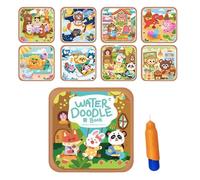 Libro Para Colorear Con Agua Reutilizable | Juego de Dibujo Reutilizable | Cuaderno De Práctica Para Acuarela,Para Niños, Niñas, Jóvenes, Adultos, Artistas Y Principiantes, Para Uso En Escuela, Hogar