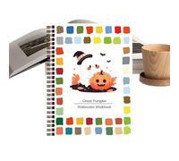 Libro para colorear de agua - libro para colorear de Halloween, con agua libro y juego de dibujo creativo actividades para viajes, camping, lecciones de arte