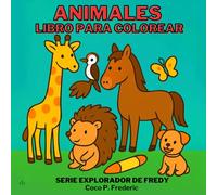 Libro para colorear de animales: Lindo y educativo con letras coloreables para una mejor asociación de palabras e imágenes