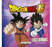 Libro para Colorear Dragon Ball Super, con Pegatinas, 32 Páginas, 8 Hojas de Stickers