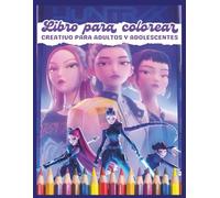 Libro para colorear Grupos Estelares Kpop