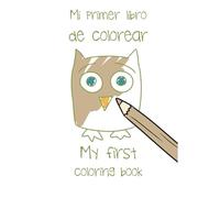Libro para Colorear Infantil | Coloring Book Kids - Cuaderno A5 Bilingüe Español/Inglés con 100 Dibujos de Colores, Formas, Animales y Números: Cuaderno A5 para Niños 2 Años