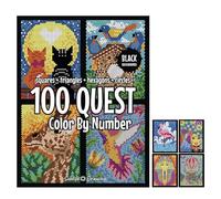 Libro para colorear numerado, libro antiestrés, para aprender a colorear - Cuaderno de colorear para principiantes y regalo de cumpleaños, Navidad, escuela en casa