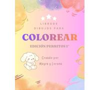 LIBRO PARA COLOREAR Perritos Kawaii