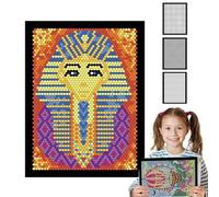 Libro para colorear por número: libros de desarrollo de dibujo, divertido bloc de dibujo a base de agua, kit de arte educativo con páginas de doble cara de secado rápido, juego de lápices de acuarela