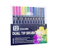 Libro para colorear por números, guía divertida de actividades artísticas, diversión creativa de pintura, kit de lápices de acuarela de doble cara, libro de práctica de dibujo de secado rápido para