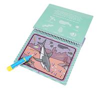 Libro para colorear sobre el agua sin desorden: reutilizable, educativo y portátil. (Océano) kleurboek baby met waterstiften