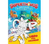 Libro para colorear Superthings Kazoom Power Battle - España