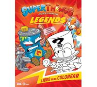 Libro para colorear Superthings Legends - España: ¿Dónde está Mr King?