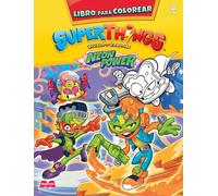 LIBRO PARA COLOREAR SUPERTHINGS NEON POWER - ESPAÑA
