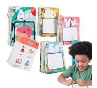 Libro para con Agua, Tarjetas de Aprendizaje del Alfabeto | Libros para con Agua - para niños, niñas, Viajes, Coche, Fiesta, cumpleaños, casa, Escuela y guardería