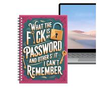 Libro para Contraseñas - Diario Con Encuadernación En Espiral,Organizador De Internet En Formato De Cuaderno - Para Personas Mayores, Mujeres, Hombres, Hogar, Lugar De Trabajo, Universidad, Escuela Y