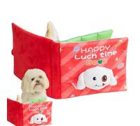 Libro para olfatear perros, juguete para olfatear perros - Juguete de peluche para perro | de golosinas para de entrenamiento de habilidades, felpa para suministros para mascotas, busca juguete