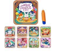 Libro para Pintar con Agua - Accesorios Para Garabatos Y Dibujo - Cuaderno De Práctica Para Acuarela - Destinado a Niños, Niñas, Estudiantes, Artistas, Jóvenes, Escuela, Hogar y Viaje