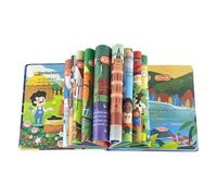 Libro parlante,Animales Palabras en Inglés libros de sonido con 15 canciones - Juguetes educativos para el desarrollo del lenguaje Estimulación sensorial para el hogar, guardería, clase preescolar