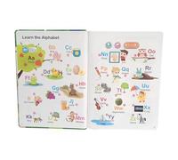 Libro parlante para niños, libro interactivo de idiomas, juguete educativo con palabras en inglés para la infancia y desarrollo del lenguaje