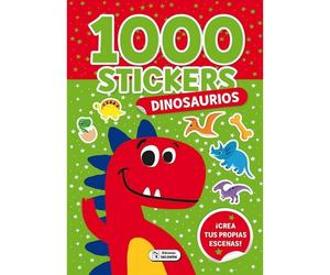 Libro Pegatinas SALDAÑA 1000 Stickers Dinosaurios
