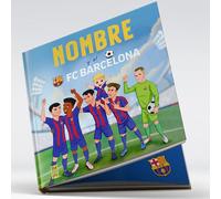 Libro Personalizado para niños. FC Barcelona. Cuento Personalizado con Avatar y Nombre del niño. con dedicatoria con Foto. Esfuerzo, Humildad y Trabajo en Equipo