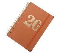 Libro Planificador 2027 de Papel y Metal para Docentes, Negro | Programación por Horas, Revisión Rápida de Actividades, Uso en Aula y Trayectos, Marrón