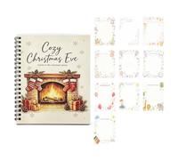 Libro Portatarjetas Navideñas Bloc Mensajes Y Felicitaciones Navideñas | Libro de Tarjetas de Felicitación Navideña Para Hombres Familia Esposa Esposo Novio Novia Jóvenes Adolescentes Mamá Hogar