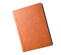 Libro profesional para firmar contratos para 4 papeles que incluyen cierre y piel sintética para gestión de documentos, carpetas de venta