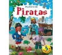 Libro Puzle De 24 Piezas: Puzles De Piratas