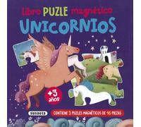 Libro puzle magnético. Unicornios