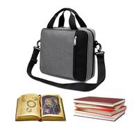 Libro religioso Tote - Carrier de fe acolchado con cremallera segura, correa resistente | Bolsa de viaje cristiana elegante para los elementos esenciales de la escuela dominical, accesorios del minist