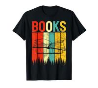 Libro Retro Reader Nerd Bibliófilo Lectura Bookworm Book Camiseta