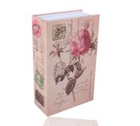 Libro Seguro Con Cerradura De Llave, Libro De Desvío De Tamaño Pequeño, Caja De Seguridad De Metal Portátil, Libro Secreto Oculto, Libro De Desvío De Diccionario, 7.09 X 4.53 X 2.17 Pulgadas(#4)