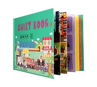 Libro sensorial Bebe interactivo 3D, juguete de Puzzle de Trafic, animales, nombres, vegetales, niños educación precoce autoadhesivo, libro, niños, puzles, regalos para bebé cognición del tráfico